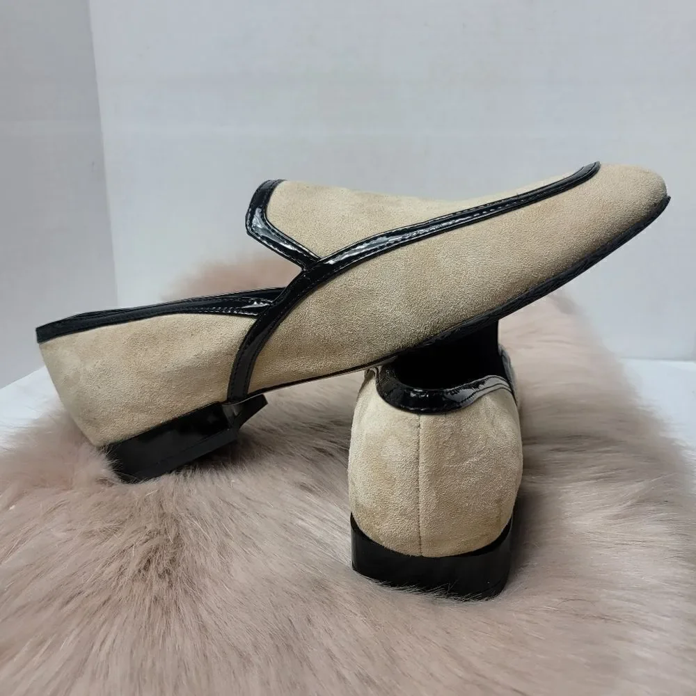 Donald Pliner Women's Rezza Smoking Slip-On Loafers Shoes Size 8.5
